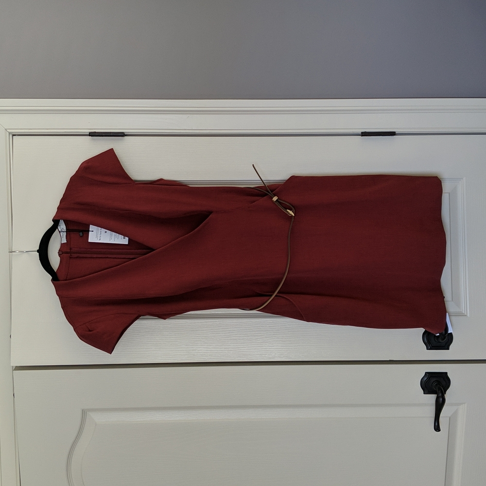 MM LaFleur Felisa 2.0 Dress Brick Red